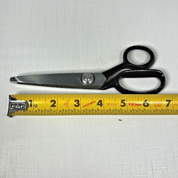 Chic Pinking Shears Chrome Plated Made Japan Original Box Sewing Vintage - Picture 4 of 4